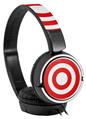 Decal style Skin Wrap for Sony MDR ZX110 Headphones Bullseye Red and White (HEADPHONES NOT INCLUDED)