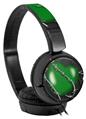 Decal style Skin Wrap for Sony MDR ZX110 Headphones Barbwire Heart Green (HEADPHONES NOT INCLUDED)