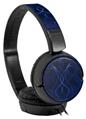 Decal style Skin Wrap for Sony MDR ZX110 Headphones Abstract 01 Blue (HEADPHONES NOT INCLUDED)