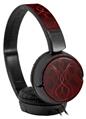 Decal style Skin Wrap for Sony MDR ZX110 Headphones Abstract 01 Red (HEADPHONES NOT INCLUDED)