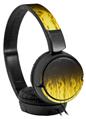 Decal style Skin Wrap for Sony MDR ZX110 Headphones Fire Yellow (HEADPHONES NOT INCLUDED)