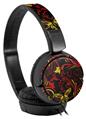 Decal style Skin Wrap for Sony MDR ZX110 Headphones Twisted Garden Red and Yellow (HEADPHONES NOT INCLUDED)
