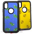 2x Decal style Skin Wrap Set compatible with Otterbox Defender iPhone X and Xs Case - Turtles (CASE NOT INCLUDED)