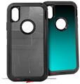 2x Decal style Skin Wrap Set compatible with Otterbox Defender iPhone X and Xs Case - Duct Tape (CASE NOT INCLUDED)