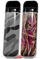 Skin Decal Wrap 2 Pack for Smok Novo v1 Camouflage Gray VAPE NOT INCLUDED