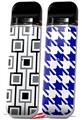 Skin Decal Wrap 2 Pack for Smok Novo v1 Squares In Squares VAPE NOT INCLUDED