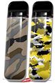 Skin Decal Wrap 2 Pack for Smok Novo v1 Camouflage Brown VAPE NOT INCLUDED