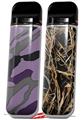 Skin Decal Wrap 2 Pack for Smok Novo v1 Camouflage Purple VAPE NOT INCLUDED