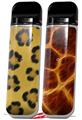 Skin Decal Wrap 2 Pack for Smok Novo v1 Leopard Skin VAPE NOT INCLUDED