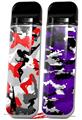 Skin Decal Wrap 2 Pack for Smok Novo v1 Sexy Girl Silhouette Camo Red VAPE NOT INCLUDED