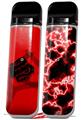 Skin Decal Wrap 2 Pack for Smok Novo v1 Oriental Dragon Black on Red VAPE NOT INCLUDED