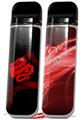 Skin Decal Wrap 2 Pack for Smok Novo v1 Oriental Dragon Red on Black VAPE NOT INCLUDED