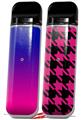 Skin Decal Wrap 2 Pack for Smok Novo v1 Smooth Fades Hot Pink Blue VAPE NOT INCLUDED