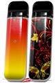 Skin Decal Wrap 2 Pack for Smok Novo v1 Smooth Fades Yellow Red VAPE NOT INCLUDED