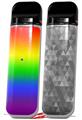 Skin Decal Wrap 2 Pack for Smok Novo v1 Smooth Fades Rainbow VAPE NOT INCLUDED