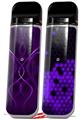 Skin Decal Wrap 2 Pack for Smok Novo v1 Abstract 01 Purple VAPE NOT INCLUDED