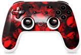 Skin Decal Wrap works with Original Google Stadia Controller Skulls Confetti Red Skin Only CONTROLLER NOT INCLUDED
