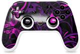 Skin Decal Wrap works with Original Google Stadia Controller Twisted Garden Purple and Hot Pink Skin Only CONTROLLER NOT INCLUDED