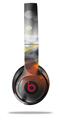 Skin Decal Wrap compatible with Beats Solo 2 WIRED Headphones ZaZa Orange (HEADPHONES NOT INCLUDED)