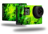 Cubic Shards Green - Decal Style Skin fits GoPro Hero 4 Black Camera (GOPRO SOLD SEPARATELY)