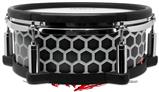 Skin Wrap works with Roland vDrum Shell PD-108 Drum Mesh Metal Hex 02 (DRUM NOT INCLUDED)