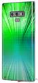 Decal style Skin Wrap compatible with Samsung Galaxy Note 9 Bent Light Greenish