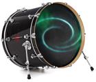 Vinyl Decal Skin Wrap for 22" Bass Kick Drum Head Black Hole - DRUM HEAD NOT INCLUDED