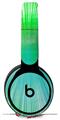 WraptorSkinz Skin Skin Decal Wrap works with Beats Solo Pro (Original) Headphones Bent Light Greenish Skin Only BEATS NOT INCLUDED
