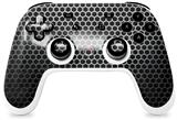 Skin Decal Wrap works with Original Google Stadia Controller Mesh Metal Hex 02 Skin Only CONTROLLER NOT INCLUDED