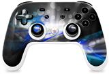 Skin Decal Wrap works with Original Google Stadia Controller ZaZa Blue Skin Only CONTROLLER NOT INCLUDED