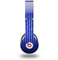 WraptorSkinz Skin Decal Wrap compatible with Beats Solo HD (Original) Binary Rain Blue (HEADPHONES NOT INCLUDED)